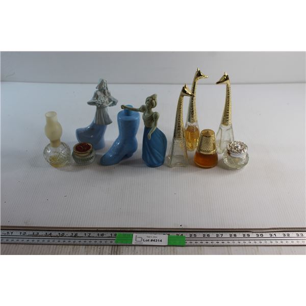 (10) Avon Perfume Bottles