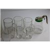 Image 2 : (16) Assorted Glasses, Mugs, Shots, Pitcher and Bowl