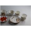 Image 2 : (9) Assorted Saucers and (7) Assorted Tea Cups