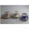 Image 2 : (6) Assorted Tea Cups and (6) Assorted Saucers