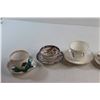 Image 3 : (6) Assorted Tea Cups and (6) Assorted Saucers