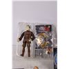 Image 2 : (8) Star Trek Deep Space Nine Action Figures - Dax, Worf, Riker, etc.
