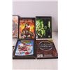 Image 3 : (5) PC Video Games - Peace through Power, Shogun Total War ; (2) DVD Sets - Indiana Jones and Dastar