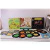 Image 1 : (14) Scholastic and Disney Small Records and (3) Records + Command and Conquer PC Game