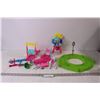 Image 1 : Barbie Horse Race Track Set w/ Horse - Missing Rider