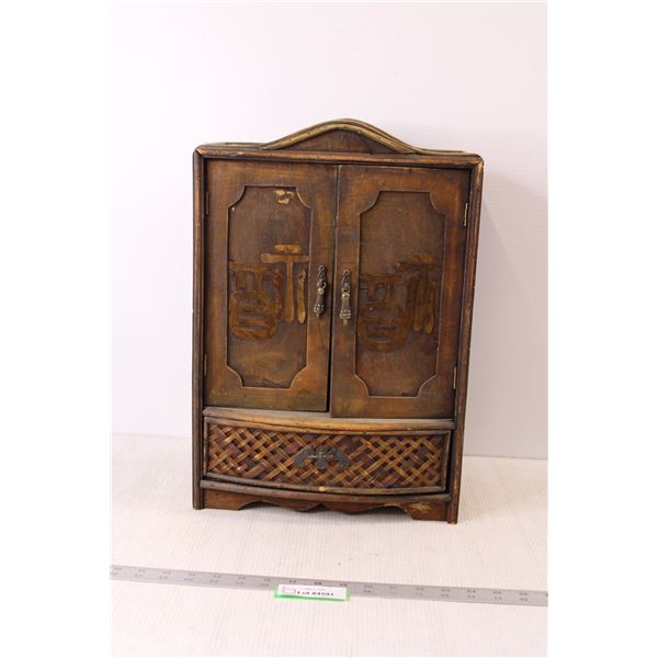 Asian Themed storage Cabinet - 18 x 12 x 6
