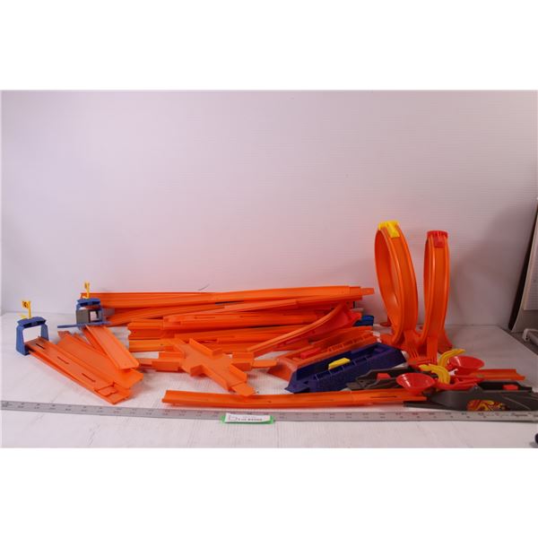 Assorted Hotwheels Track Pieces