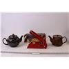 Image 1 : (2) Tea Pots and Villa Potato Cutter in Box