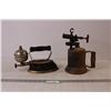 Image 1 : Vintage Blow Torch and Coleman Gas Iron