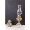 Image 1 : (2) Kerosene Lamps w/ (1) Chimney