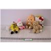 Image 1 : (5) Stuffed Animals - Care Bear, Hello Kitty Etc.