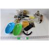 Image 1 : Corkscrew, Swiss Army Knife Corkscrew, (2) Mugs, Assorted Kitchen Items