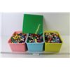 Image 1 : (3) Plastic Bins of Lego Pieces
