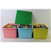 Image 5 : (3) Plastic Bins of Lego Pieces