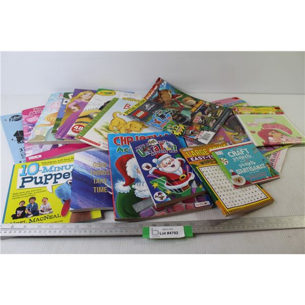 Activity Books - Party Table Cloth - Gift Bags Lego Magazine