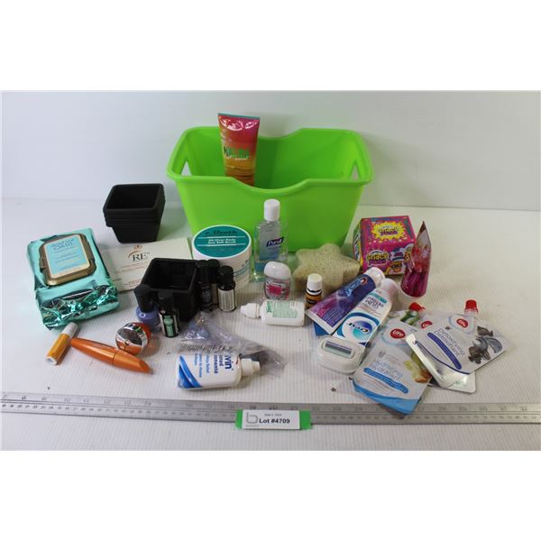 Plastic Container - Clay Masks - Essential Oils - Misc. Items
