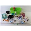 Image 1 : Plastic Container - Clay Masks - Essential Oils - Misc. Items