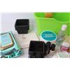 Image 6 : Plastic Container - Clay Masks - Essential Oils - Misc. Items
