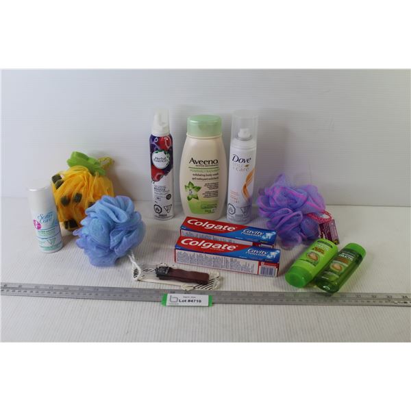 Scrubbies - Body Wash Hair Spray & Mousse - Colgate Tooth Paste - Shampoo
