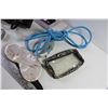 Image 2 : Power Bar w/USB Charge - Plastic Container of Pens & Sharpies - Extension Cord - Backpack