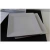 Image 3 : Rubbermaid Cutlery Tray - (4) 10" Hometrends Square Plates