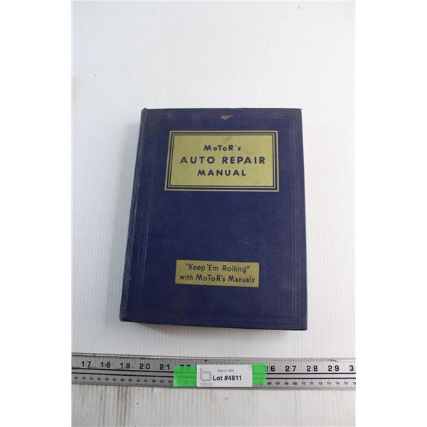 Motor's Auto Repair Manual Book