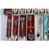 Image 3 : (22)  Souvenir Silver Spoons, Bell and Fibre Corsage