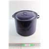Image 1 : Graniteware Enamel Stock Pot 14''