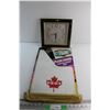 Image 1 : Bulova Quartz Wall Clock - Untested and Van Splash Guards Set