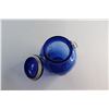 Image 3 : Blue Glass Storage Jar