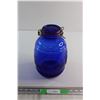 Image 1 : Blue Glass Storage Jar