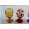Image 3 : (3) Glass Goblets - Canada, Amber Glass and Edmonton Exhibition