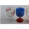 Image 3 : (4) Glass Goblets - Coca Cola, USA and Edmonton Exhibition