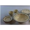 Image 2 : 15 pc Newhall Dish and Cups Set - Chipped