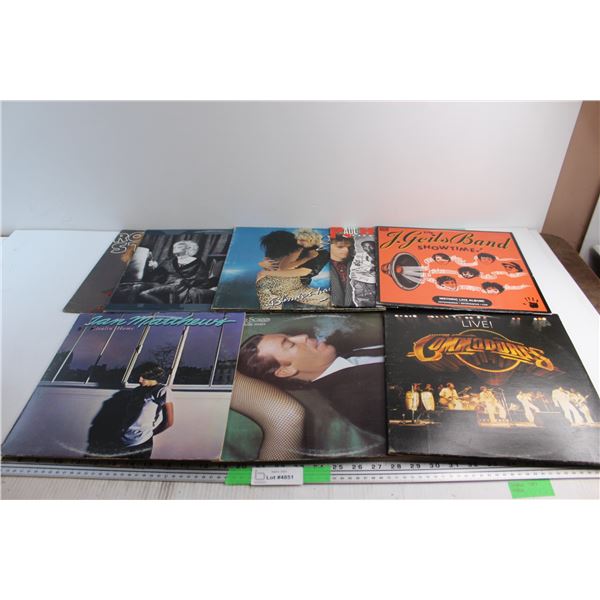 (8) Assorted Vinyl Records - Ian Matthews, Boz Scaggs and Rod Stewart