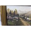 Image 3 : (2) Cabin Landscape Picture (Painting -17" x 15" & Print - 14" x 11")