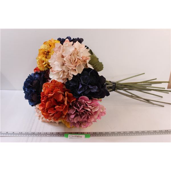 Assorted Faux Flower Bunch - 28" Tall Approx