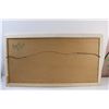 Image 5 : Scenic Lake & Boat Print in Frame - 34" x 18"