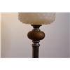 Image 5 : * Vintage Milk Glass Lamp - 54" Tall x 10" Wide - Works