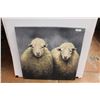 Image 1 : * Sheep Print on Canvas - 36" x 36"