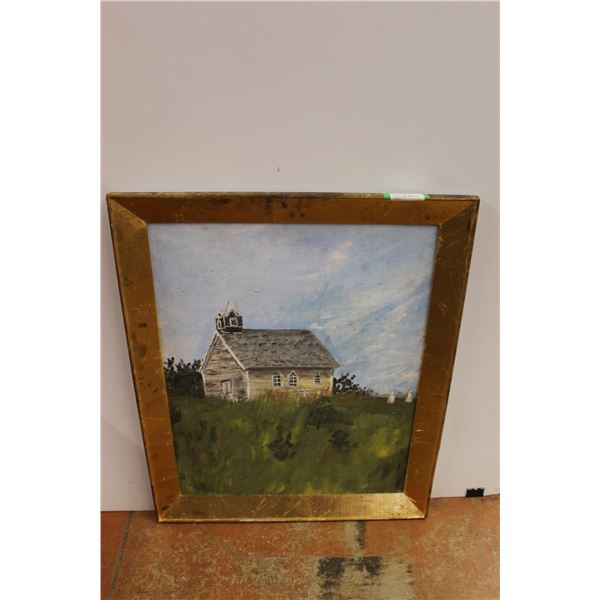 * Greek Orthodox Church Painting By. Joan Calpin - 35" x 29"