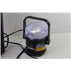 Image 2 : Black Stone Fan (has built in timer - powers on) - (2) Battery Lanterns (untested) - Drawer Slider?)