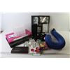 Image 1 : (2) Binders - Stackable Organizers - Photo Frame (4" x 6") - Expandable Hose (3 1/4") - That's It Pa