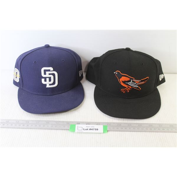 (2) Ball Caps - San Diego Padres - Baltimore Orioles