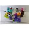 Image 1 : (4) Mela-Ware Plates - Small Sauce Pan - Assortment of Cups & Mugs - Breast Pump