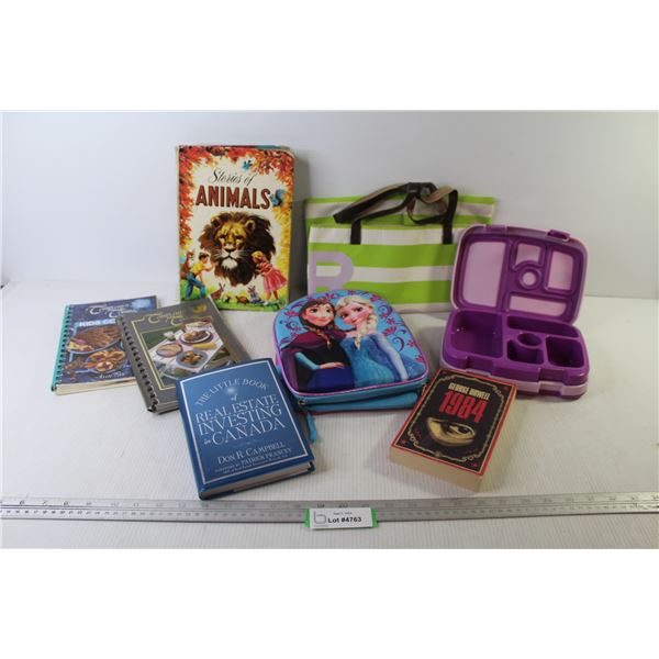 Cook Books - Investing - Kids Food Container - Frozen backpack - Stories of Animals