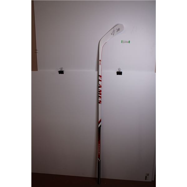 * Signed Calgary Flames Hockey Stick