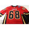 Image 3 : Calgary Flames Jersey #68 Jagr (size 54 - has tag)