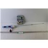 Image 1 : Child's Frozen Shakespeare Fishing Rod - Go Fish Game in Tin :)