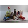 Image 1 : Steel Wool, (3) Craft Wires, Assorted Glass Crafting Liquids and Assorted Items